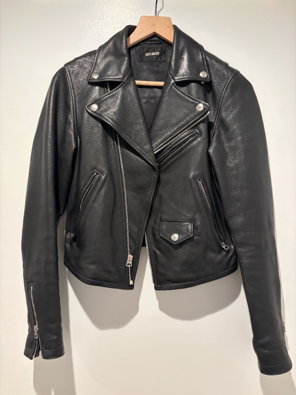 Buck Mason Women's Leather Moto Jacket